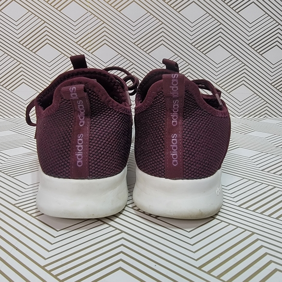 Adidas Cloudfoam Women's Size 10 Red Burgundy Running Shoes Sneakers EE8076. - Picture 4 of 7